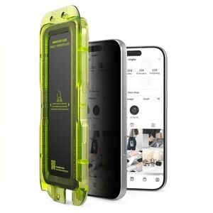 Ringke Easy Slide Privacy Tempered Glass iPhone 17 Pro Screen Protector 2 Pack